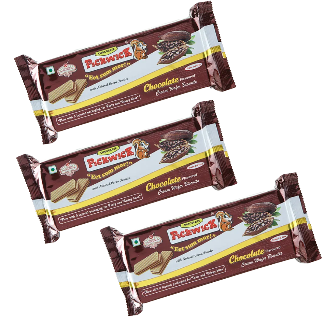 Wafer Biscuits Combo of 3 (100g) - Pickwick - Wafer Biscuits, Wafer ...