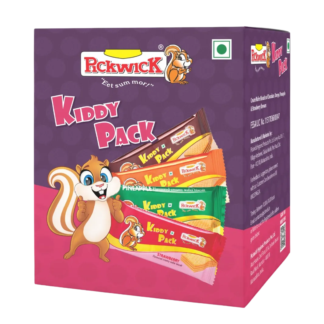 Kiddy Pack Chocolate Flavoured Wafer Biscuits