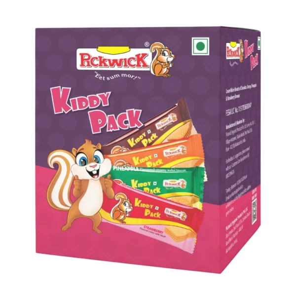 Kiddy Pack Pineapple Flavored Wafer Biscuits (18pcs x 22gm)