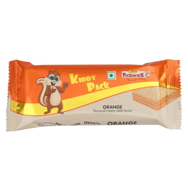 Kiddy Pack Orange Flavored Wafer Biscuits (18pcs x 22gm)