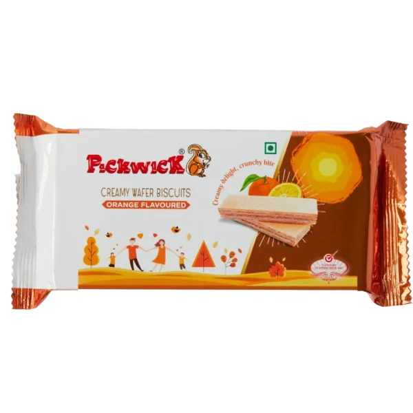 Orange Flavoured Wafer Biscuits - 75gms