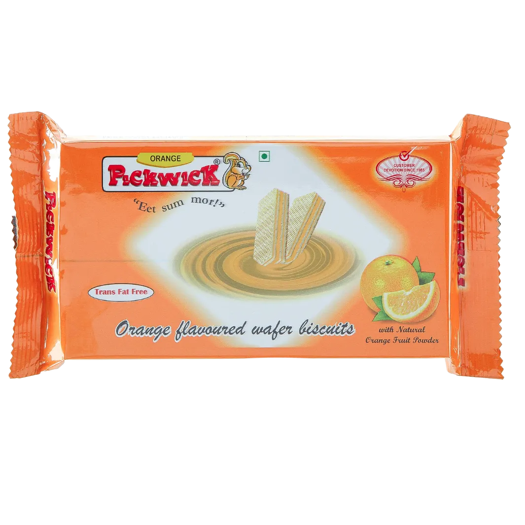 Orange Flavoured Wafer Biscuits - 60gms