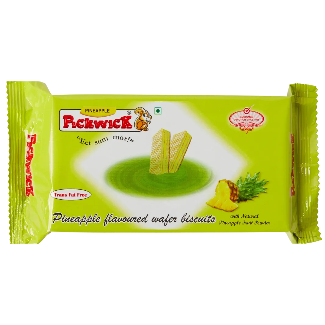 Pineapple Flavoured Wafer Biscuits - 60gms