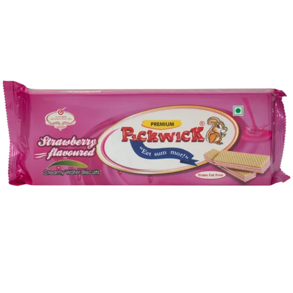 Strawberry Flavoured Wafer Biscuits - 200gms