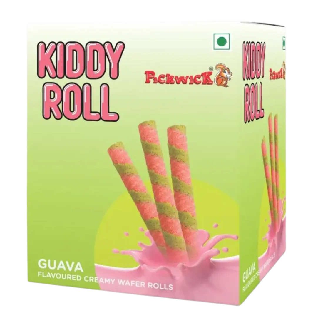 Kiddy Roll Guava Flavoured Creamy Wafer Rolls (24pcs x 10gm)